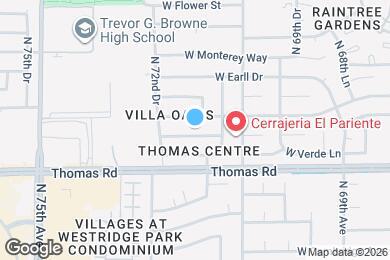 Map image of the property - 7148 W Merrell St