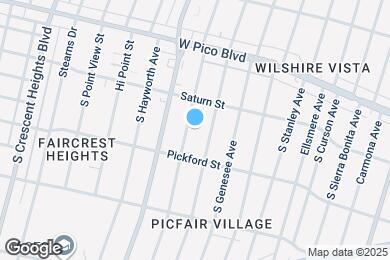 Map image of the property - 1536 S Orange Grove Ave
