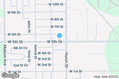 Map image of the property - 2839 W 5th St