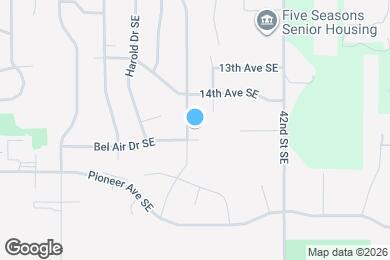Map image of the property - 1424 38th St SE