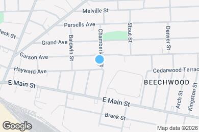 Map image of the property - 570 Hayward Ave