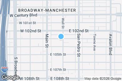 Map image of the property - 152 E 103rd St