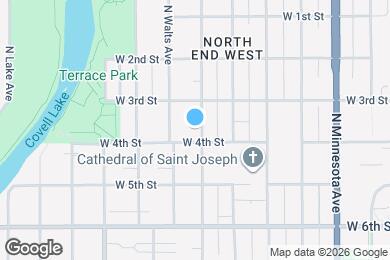 Map image of the property - 609 N Prairie Ave