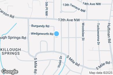 Map image of the property - 1129 Roebuck Lawn Dr