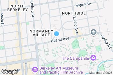 Map image of the property - 2328 Le Conte Ave