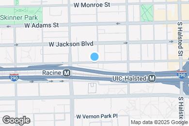 Map image of the property - 1169 W Van Buren St