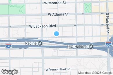 Map image of the property - 1177 W Van Buren St