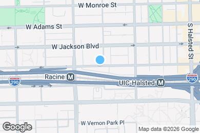 Map image of the property - 1201 W Van Buren St