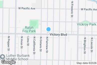 Map image of the property - 1700 N Fairview St
