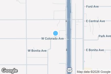 Map image of the property - 118 W Colorado Ave