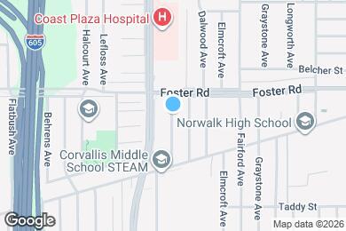 Map image of the property - 13426 Benfield Ave