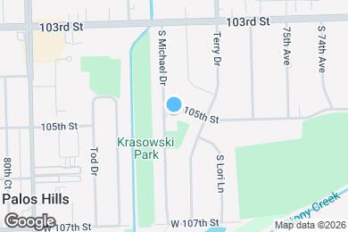 Map image of the property - 7653 W 105th St