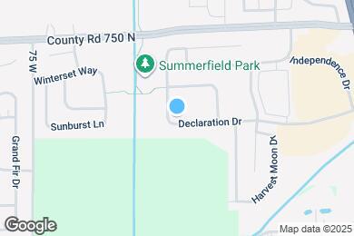 Map image of the property - 166 Declaration Dr