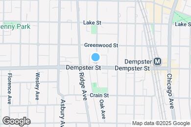 Map image of the property - 1326 Oak Ave