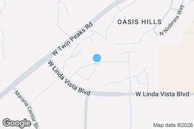 Map image of the property - 9720 N Rancho Lozano