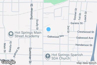 Map image of the property - 410 Oakwood Ave