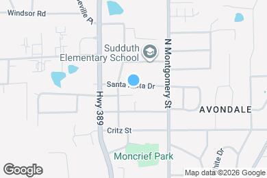Map image of the property - 325 Santa Anita Dr