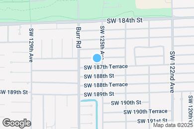 Map image of the property - 12515 SW 187th Terrace