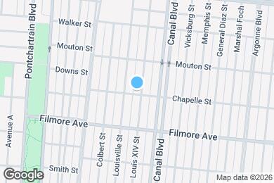 Map image of the property - 6800 Louis Xiv St