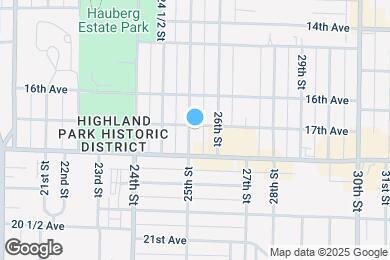 Map image of the property - 1701 25th St