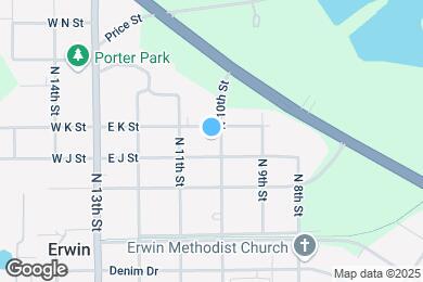 Map image of the property - 302 N 10th St