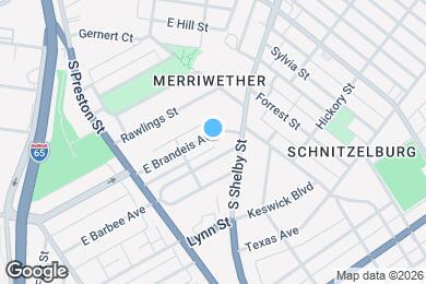 Map image of the property - 618 E Brandeis Ave