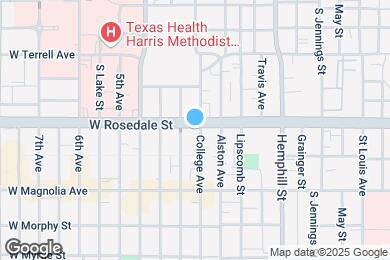 Map image of the property - 1001 W Rosedale St