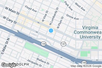 Map image of the property - 1512 W Cary St