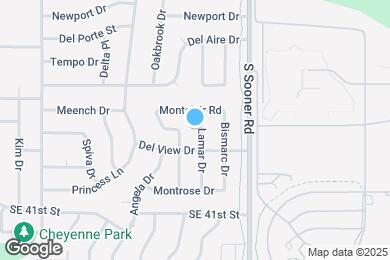 Map image of the property - 3913 Lamar Dr