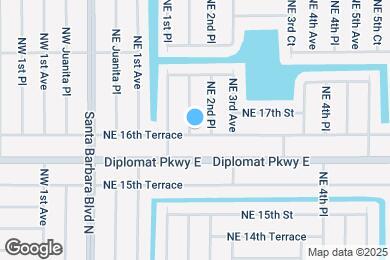 Map image of the property - 1609 NE 2nd Ave