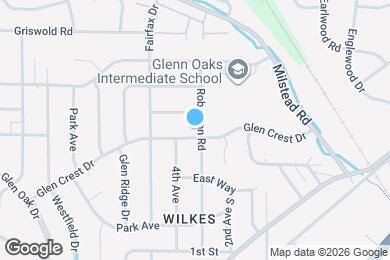 Map image of the property - 400 Glen Crest Dr