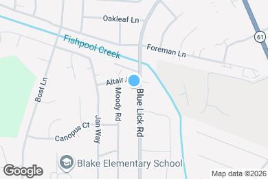 Map image of the property - 8502 Blue Lick Rd