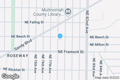 Map image of the property - 3628 NE 78th Ave