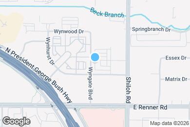 Map image of the property - 332 Blackthorne Dr