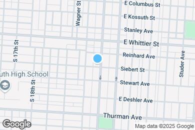 Map image of the property - 1123-1125 S Ohio Ave