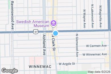 Map image of the property - 5139 N Clark St