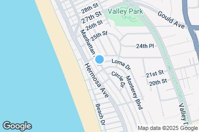 Map image of the property - 2215 Manhattan Ave