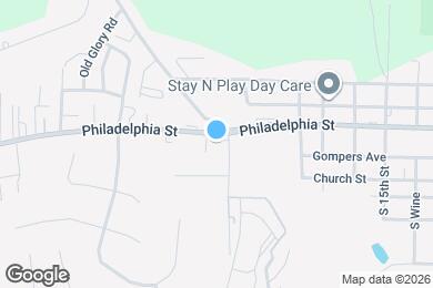 Map image of the property - 1700 Philadelphia St