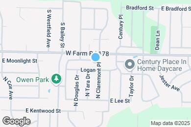 Map image of the property - 2628 E Moonlight St