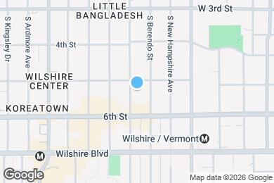 Map image of the property - Tremont Apartments | 514 S Catalina St