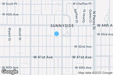 Map image of the property - 2020 W 43rd Ave