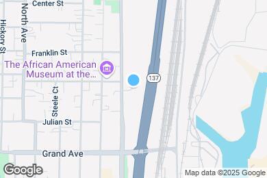 Map image of the property - 443 N Sheridan Rd