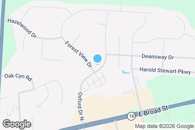 Map image of the property - 1041 Oxford Dr N