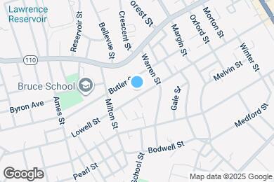 Map image of the property - 439 Lowell St