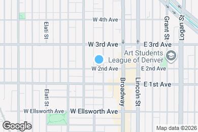 Map image of the property - 115 W 2nd Ave