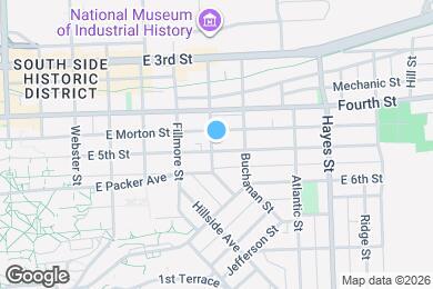 Map image of the property - 604 E 5th St