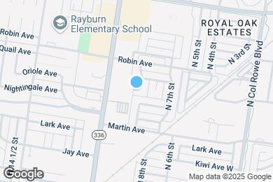 Map image of the property - 6701 N 8th St