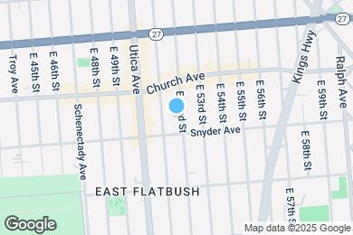 Map image of the property - 406 E 52nd St