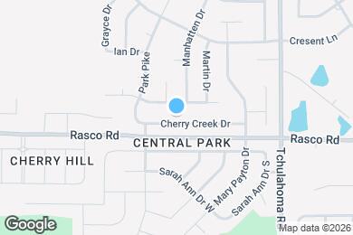 Map image of the property - 1720 Cherry Creek Dr