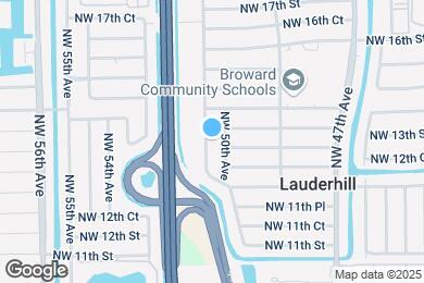Map image of the property - 1300 NW 51st Ave